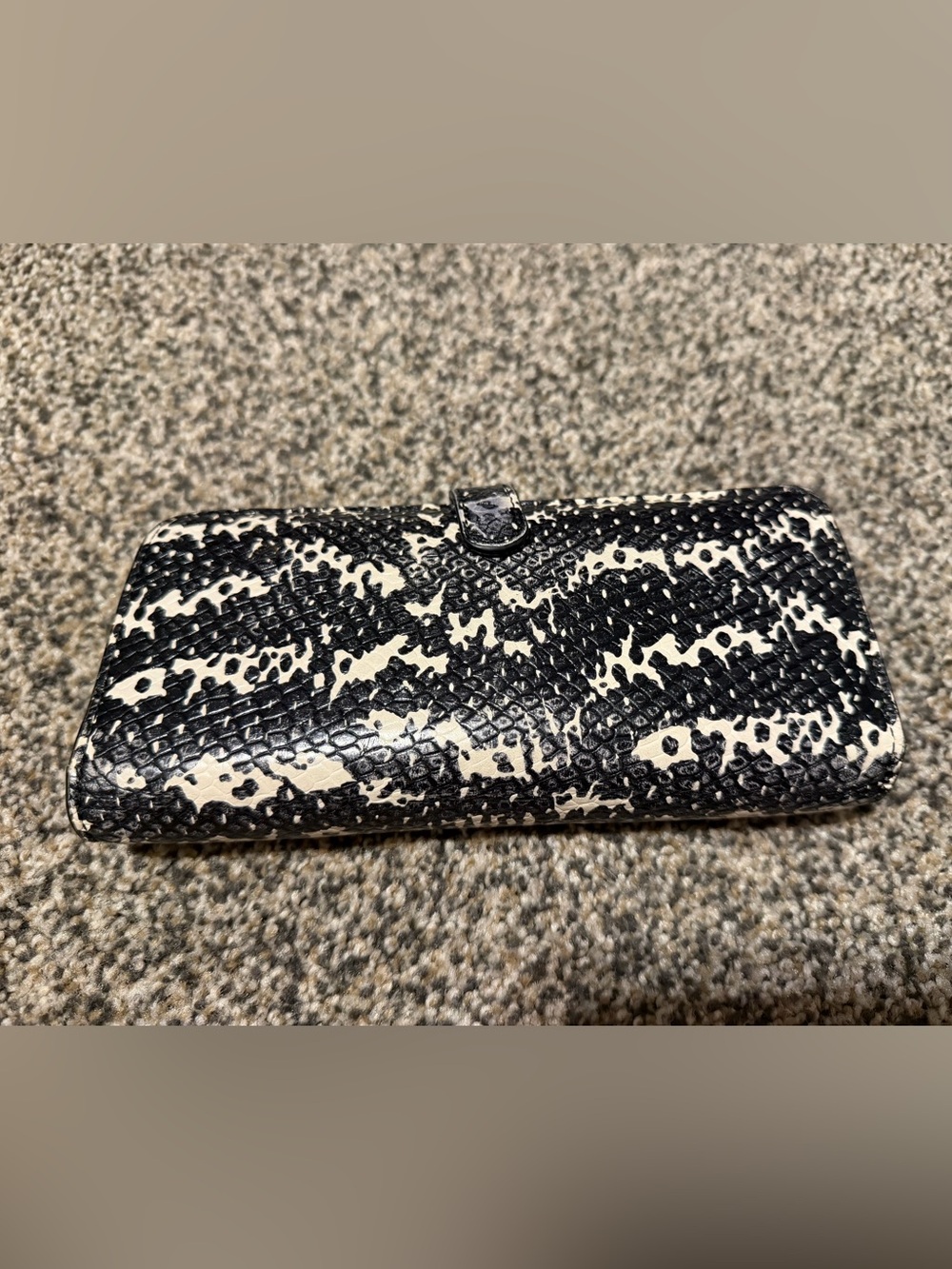 Coach Madison Two-Tone Python Embossed Leather Wallet - Picture 2 of 8